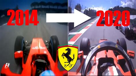 Video: F1 Ferrari 2014-2020 Onboard | V6 Turbo Engine Sound Evolution