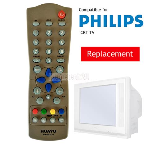 PHILIPS RCA CRT TV Remote Control Replacement Old TV Remote Controller