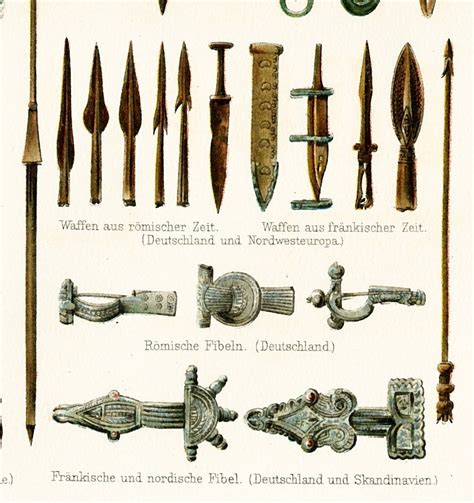 Metal age bronze and iron age weapons and by EleanorsVintage