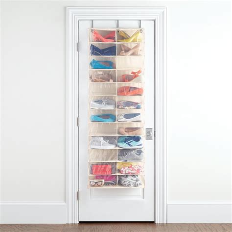 24-Pocket Over the Door Shoe Organizer | Easy Ways to Organize Your ...