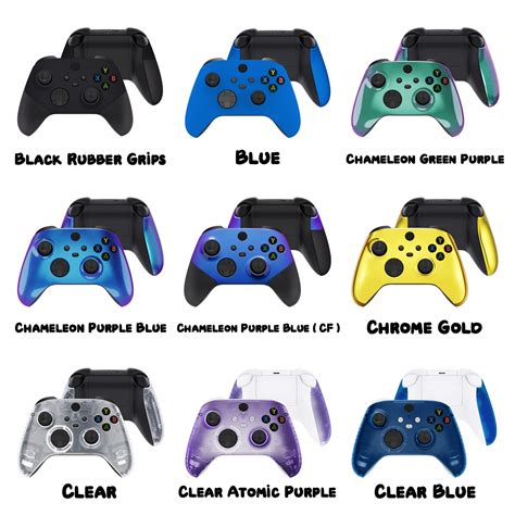 Microsoft Xbox Series XS Controller Color Shell LED Buttons Gamer Clear ...