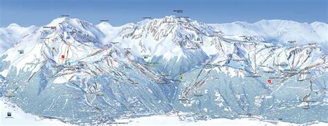 Les Arcs Piste Map | J2Ski