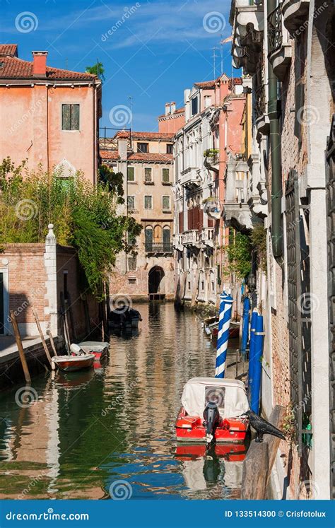 Venice canal view stock photo. Image of venetian, embankment - 133514300