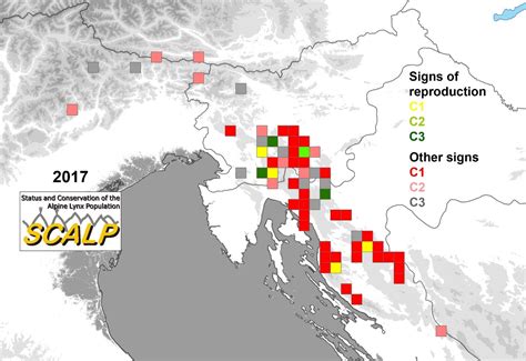 Map of lynx habitat occupancy - Life lynx