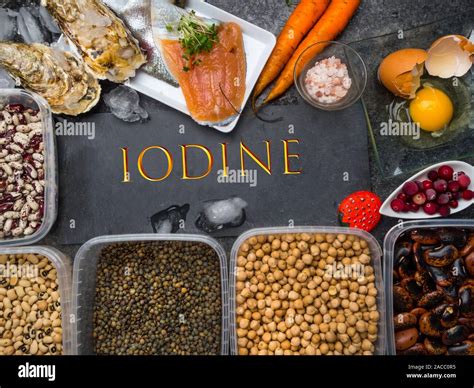 Sources of iodine hi-res stock photography and images - Alamy