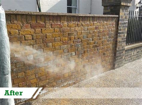 Paint removal from brick wall - our portfolio | UK Restoration