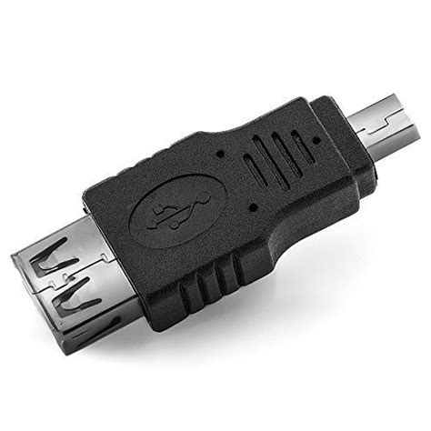 Buy deleyCON Mini USB Adapter - Mini USB B Male to USB A Female - USB 2 ...