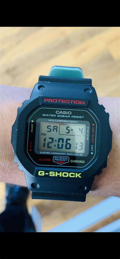 First square G Shock. Love the color combinations. : gshock