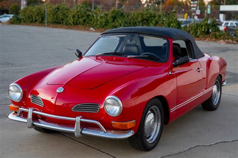 No Reserve: 1971 Volkswagen Karmann Ghia Convertible Electric ...