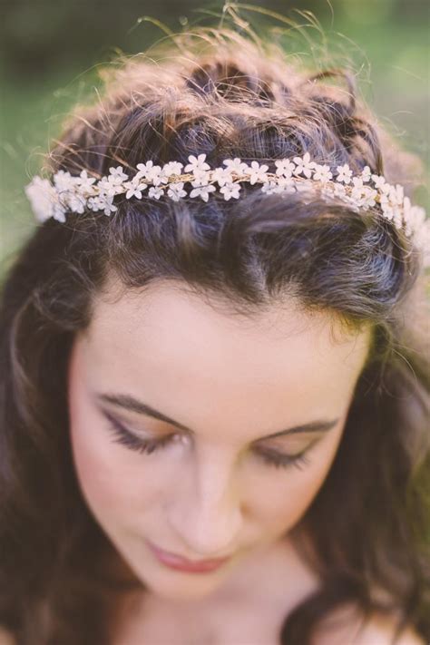 Babys Breath Flower Crown, Bridal Flower Crown, Wedding Floral Crown ...