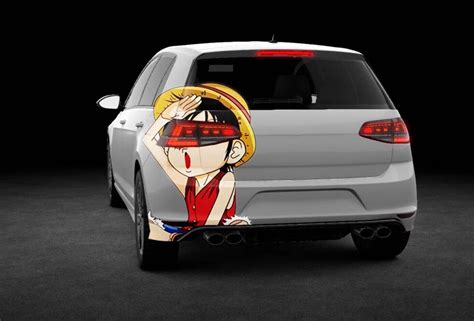 ANIME ONE PIECE VINYL GRAPHICS CAR STICKER REAL END CAR BACK STICKER FIT ANY CAR | eBay