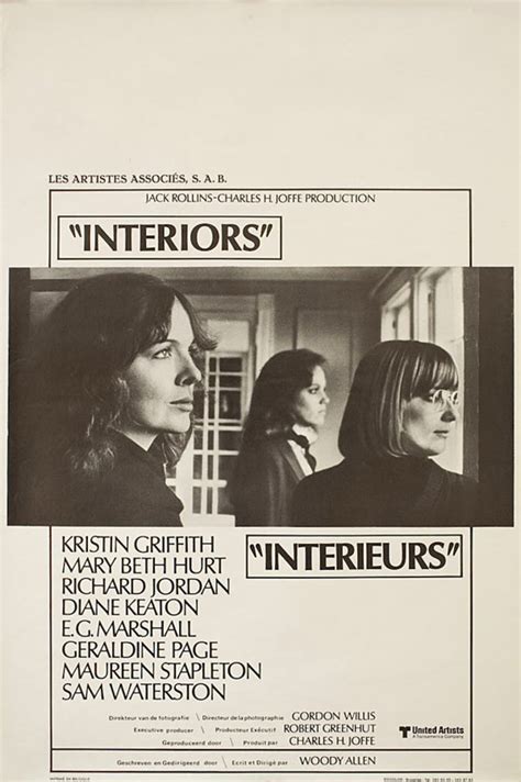 Interiors Original 1980 Belgian Movie Poster - Posteritati Movie Poster ...