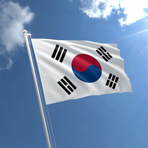 Small South Korea Flag | Buy Small South Korea Flag | The Flag Shop