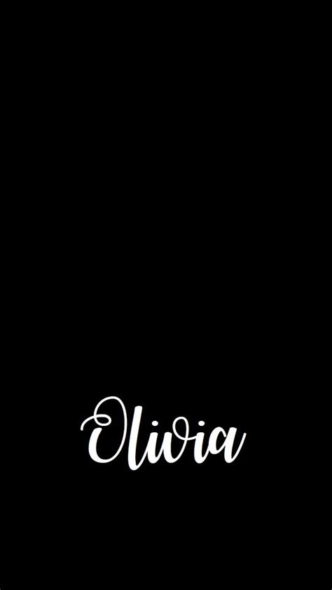 720P free download | Olivia, calligraphy, name, HD phone wallpaper | Peakpx