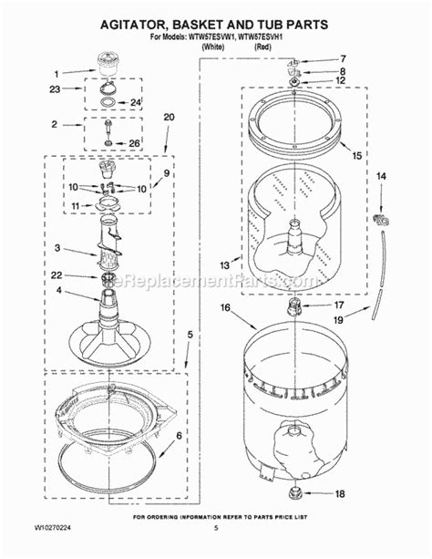 Whirlpool Cabrio Washer Parts Diagram | Reviewmotors.co