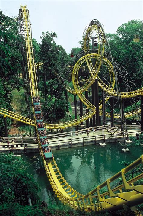 Loch Ness Monster. This interlocking, double-looping coaster stretches ...