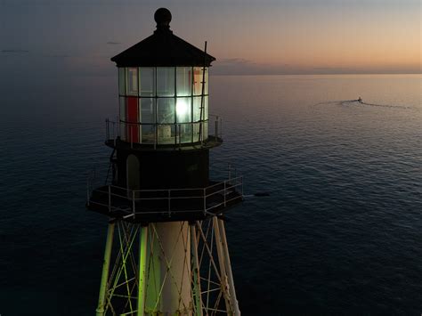 Alligator Reef Lighthouse Shines Once Again