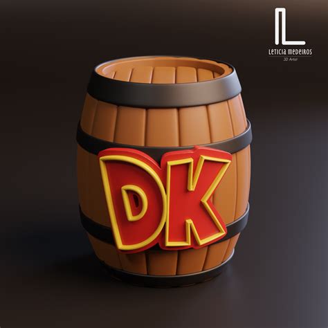 STL file Donkey Kong Barrel 🕹️・3D printing model to download・Cults