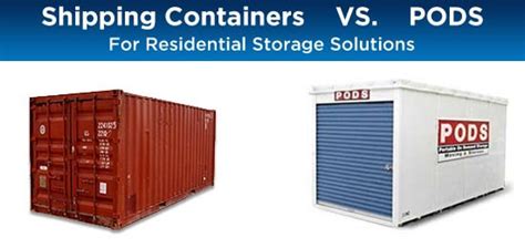 Residential Storage: Shipping Containers vs. PODS | Great Lakes Kwik Space