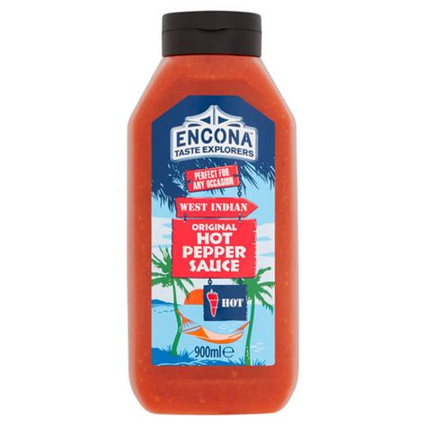 Encona Taste Explorers West Indian Original Hot Pepper Sauce 900ml ...