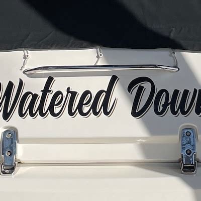 Boat Name Lettering Boat Transom Decal Boat Stickers Boat Decals Boat ...