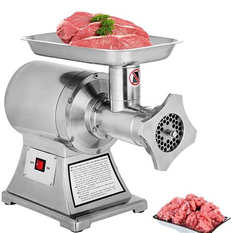 22 Size 1HP 720lbs Mixer Electric Meat Grinder Smooth Quiet Operation