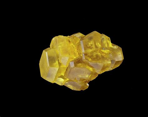 Sulphur Crystals Photograph by Natural History Museum, London/science Photo Library - Fine Art ...