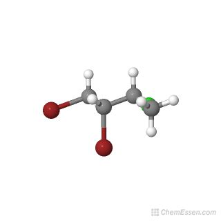 1,2-Dibromo-3-chlorobutane Structure - C4H7Br2Cl - Over 100 million ...