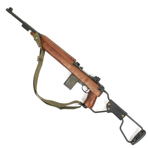 U.S. WWII M1A1 Carbine Folding Stock Paratrooper Display Gun with Bayonet Lug – International ...