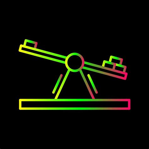 Seesaw Line Icon 20185373 Vector Art at Vecteezy