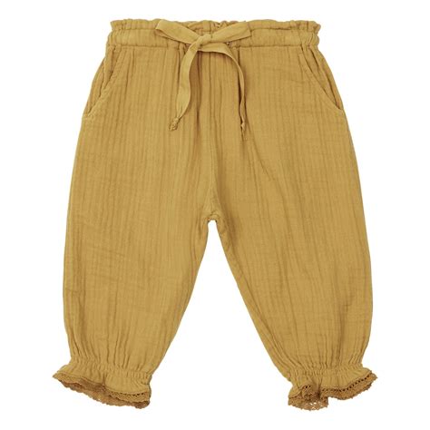 Waffled sirwal trousers Mustard Zhoe & Tobiah Fashion Baby | Baby fashion, Trousers, Fashion