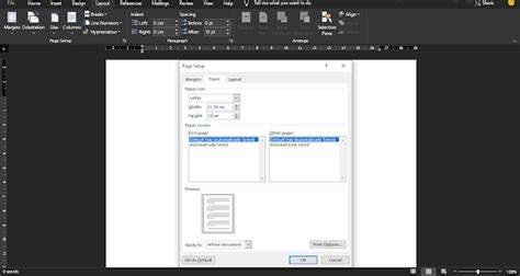 Cara Mencetak Kertas Ukuran F4 Di Microsoft Word