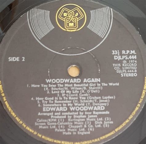 Edward Woodward vinyl lp record, Hobbies & Toys, Music & Media, Vinyls ...