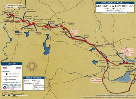 Lexington & Concord | British Retreat | Apr 18-19, 1775 | American Battlefield Trust