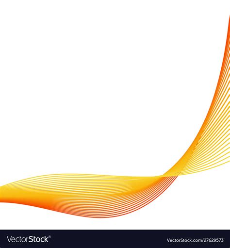 Abstract orange wave background Royalty Free Vector Image