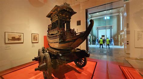 See a Japanese float on display in the British Museum