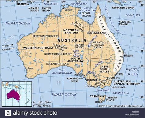 Great Dividing Range Australia Map – Map Vector