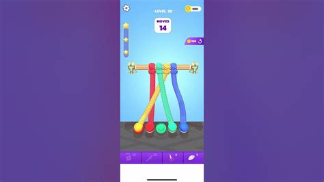 Tangle Master 3D 🧶 untangle rope game level 20 - YouTube