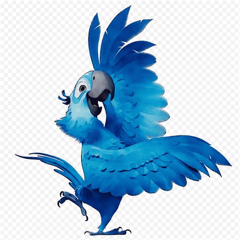 Rio Bird, Blu, Jewel, Blue Sky Studios, Film, Spixs Macaw, Drawing, Rio ...