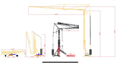 Tower crane erection and dismantle planning