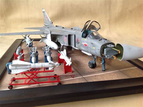 1/48 scale Trumpeter, Russian SU-24 Fencer D by ademodelart