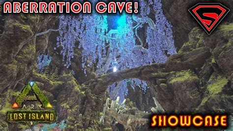 ARK LOST ISLAND ABERRATION CAVE SHOWCASE AND LOCATION - YouTube