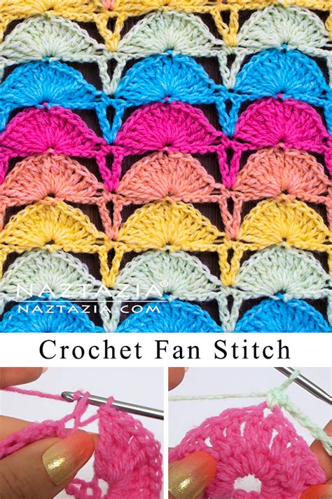 Crochet Fan Stitch - Naztazia