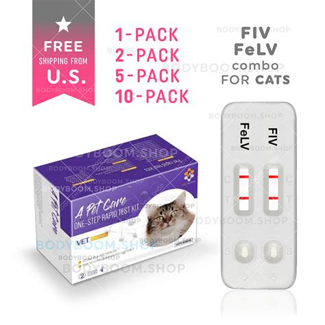 FIV FeLV Test for Cats - FIV/FeLV Combo Home Testing Kit