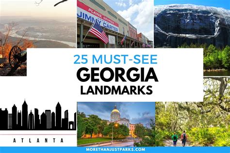 25 MUST-SEE Georgia Landmarks (Expert Guide + Photos)