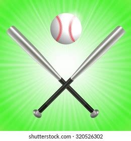 Baseball Background Mittballbat Pennant Stock Vector (Royalty Free) 4954276