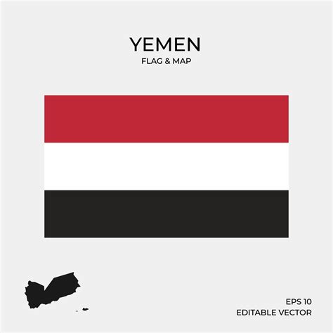 Yemen map and flag 2045970 Vector Art at Vecteezy