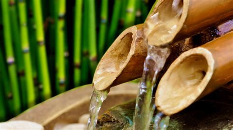 Build Japanese Bamboo Water Fountain