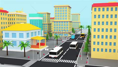 Top 100+ Cartoon city 3d model free download - Tariquerahman.net