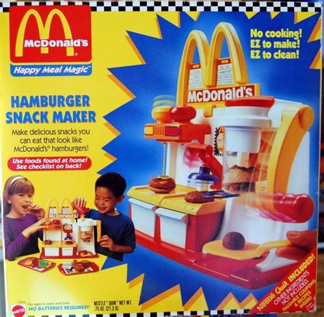 McDonald's Hamburger Snack Maker. | Retro toys, Mcdonalds toys, Vintage toys